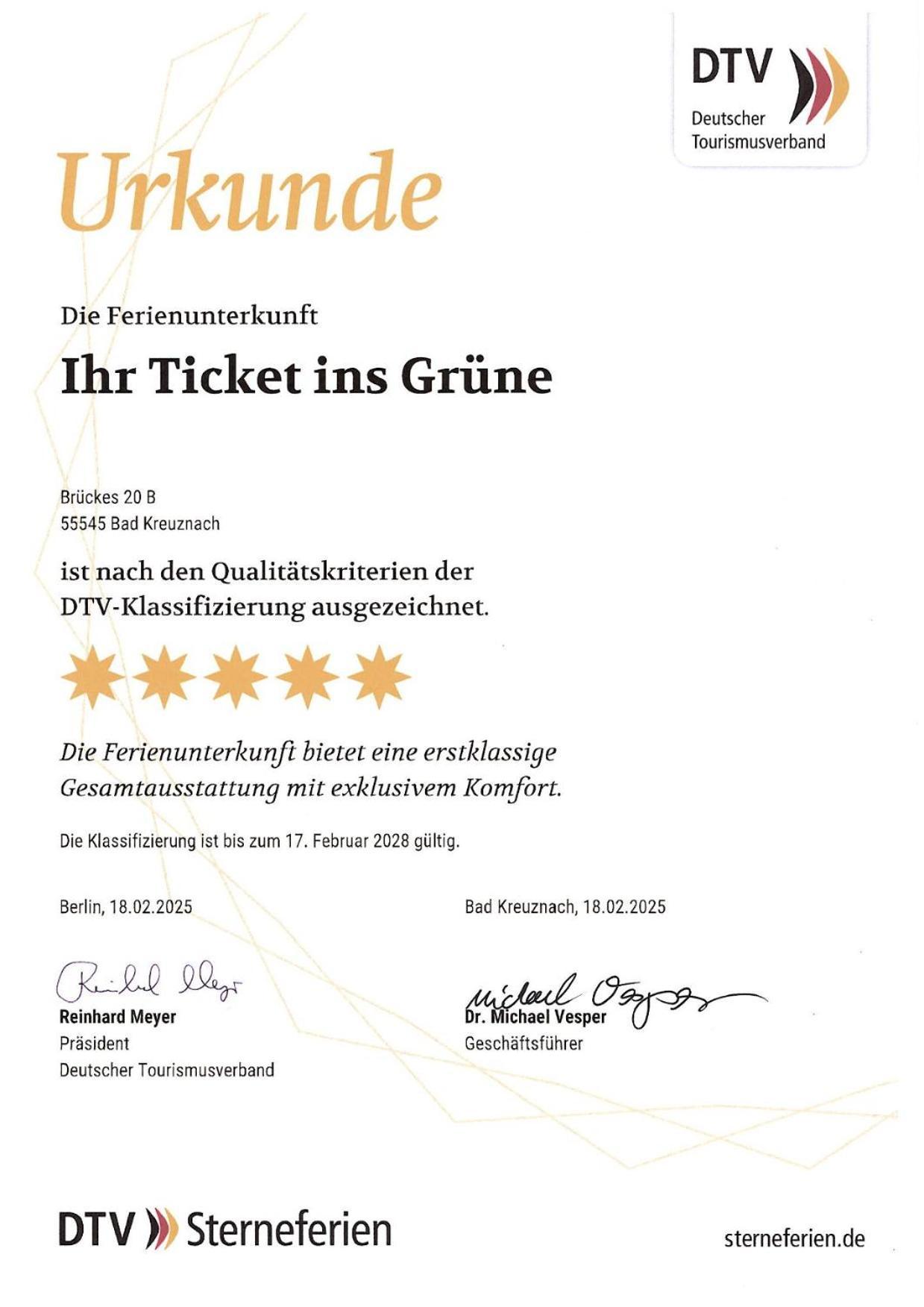 Ihr Ticket Ins Gruene - Topmoderne 5-Sterne-Ferienwohnung باد كروزناش المظهر الخارجي الصورة